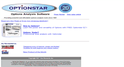 Desktop Screenshot of optionstar.com